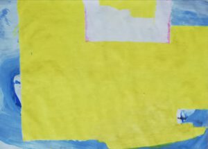 5 - o.T., 2024, Acryl auf Papier, 59 x 42 cm