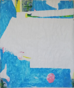 7 - o.T., 2025, Acryl auf papier, 129 x 109 cm